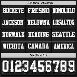 Custom Black White-Gray Long Sleeve Authentic Football Jersey