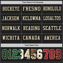 Загрузить изображение в средство просмотра галереи, Custom Black Vintage Mexican Flag-Cream Long Sleeve Authentic Football Jersey
