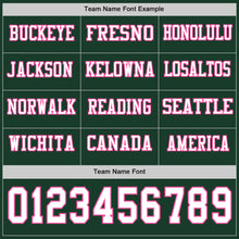 Laden Sie das Bild in den Galerie-Viewer, Custom Green White-Pink Long Sleeve Authentic Football Jersey

