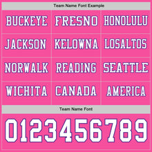 Charger l&#39;image dans la galerie, Custom Pink White-Purple Long Sleeve Authentic Football Jersey
