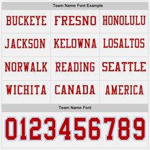 Charger l&#39;image dans la galerie, Custom White Red-Light Blue Long Sleeve Authentic Football Jersey
