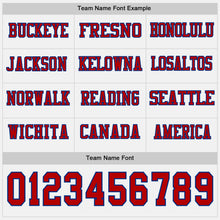 Charger l&#39;image dans la galerie, Custom White Red-Royal Long Sleeve Authentic Football Jersey
