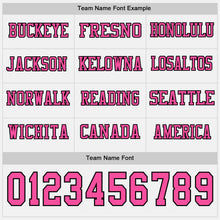 Charger l&#39;image dans la galerie, Custom White Pink-Black Long Sleeve Authentic Football Jersey
