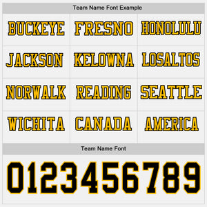 Custom White Black-Gold Long Sleeve Authentic Football Jersey