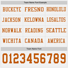 Charger l&#39;image dans la galerie, Custom White Texas Orange Long Sleeve Authentic Football Jersey
