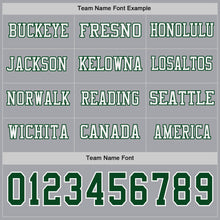 Charger l&#39;image dans la galerie, Custom Gray Green-White Long Sleeve Authentic Football Jersey
