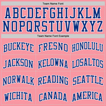 Laden Sie das Bild in den Galerie-Viewer, Custom Medium Pink Royal-White Authentic Basketball Jersey
