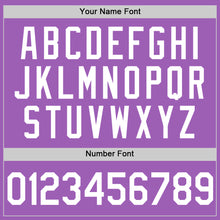 Load image into Gallery viewer, Custom Medium Purple White Authentic Baseball Jersey
