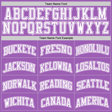 Charger l&#39;image dans la galerie, Custom Medium Purple White Authentic Basketball Jersey
