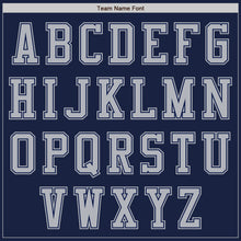 Load image into Gallery viewer, Custom Navy Gray Authentic Baseball Jersey
