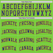Load image into Gallery viewer, Custom Neon Green Royal-Gold Authentic Basketball Jersey
