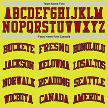 Laden Sie das Bild in den Galerie-Viewer, Custom Neon Yellow Red-Royal Authentic Basketball Jersey
