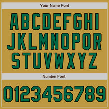 Load image into Gallery viewer, Custom Stitched Old Gold Kelly Green-Black Baseball Pullover Sweatshirt Hoodie

