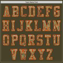 Load image into Gallery viewer, Custom Olive Camo-Orange Authentic Salute To Service Baseball Jersey
