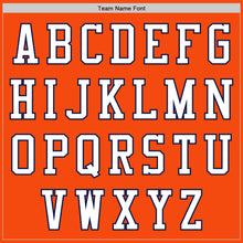 Загрузить изображение в средство просмотра галереи, Custom Orange White-Navy Authentic Baseball Jersey
