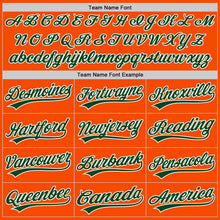 Load image into Gallery viewer, Custom Stitched Orange Green-White Baseball Pullover Sweatshirt Hoodie
