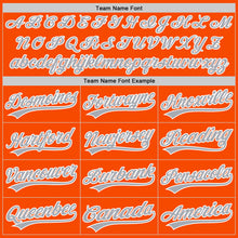 Laden Sie das Bild in den Galerie-Viewer, Custom Orange Gray-White Authentic Baseball Jersey

