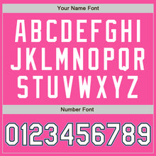 Load image into Gallery viewer, Custom Stitched Pink White Light Blue-Black Baseball Pullover Sweatshirt Hoodie
