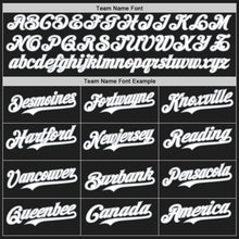 Laden Sie das Bild in den Galerie-Viewer, Custom Black White-Gray Gradient Classic Vertical Stripe Authentic Baseball Jersey

