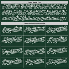 Charger l'image dans la galerie, Custom Green-White Gradient Classic Vertical Stripe Authentic Baseball Jersey
