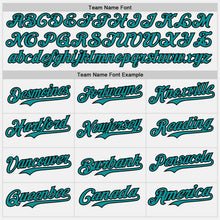Load image into Gallery viewer, Custom White Teal Pink-Black Gradient Vertical Stripe Argentina Style Authentic Baseball Jersey
