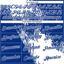 Загрузить изображение в средство просмотра галереи, Custom White Royal 3D Pattern Design Abstract Brush Stroke Performance Polo Shirt
