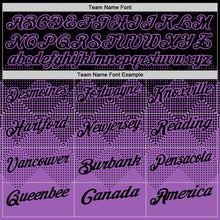 Загрузить изображение в средство просмотра галереи, Custom Black Medium Purple 3D Gradient Square Shape Performance Polo Shirt
