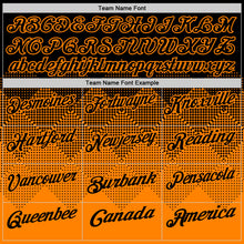 Загрузить изображение в средство просмотра галереи, Custom Black Bay Orange 3D Gradient Square Shape Performance Polo Shirt
