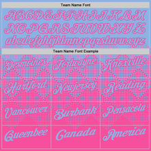 Загрузить изображение в средство просмотра галереи, Custom Light Blue Pink 3D Gradient Square Shape Performance Polo Shirt
