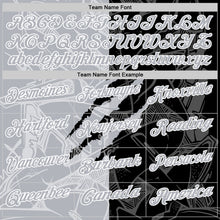 Load image into Gallery viewer, Custom Graffiti Pattern Gray Black-White 3D Scratch Performance Polo Shirt
