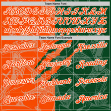Load image into Gallery viewer, Custom Graffiti Pattern Orange Green-White 3D Scratch Performance Polo Shirt
