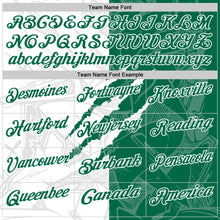 Laden Sie das Bild in den Galerie-Viewer, Custom Graffiti Pattern Kelly Green-White 3D Scratch Performance Polo Shirt
