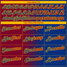 Load image into Gallery viewer, Custom Royal Maroon-Gold 3D Gradient Fashion Performance Polo Shirt
