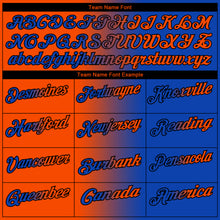 Charger l&#39;image dans la galerie, Custom Thunder Blue Orange-Black 3D Gradient Fashion Performance Polo Shirt
