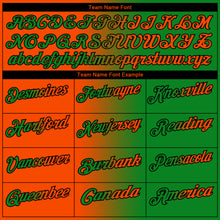 Загрузить изображение в средство просмотра галереи, Custom Grass Green Orange-Black 3D Gradient Fashion Performance Polo Shirt
