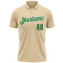 Charger l&#39;image dans la galerie, Custom City Cream Grass Green-White 3D Pattern Design Green Ribbon Liver Cancer Heart Performance Polo Shirt
