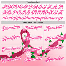 Charger l&#39;image dans la galerie, Custom White Pink 3D Pink Ribbon Breast Cancer Awareness Floral Performance Polo Shirt
