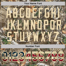 Laden Sie das Bild in den Galerie-Viewer, Custom Camo Vintage USA Flag Cream-Olive Camo Woodland Forest Camouflage Salute To Service Patriotic Performance Polo Shirt
