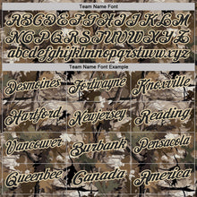 Laden Sie das Bild in den Galerie-Viewer, Custom Camo Black Cream-Olive Camo Woodland Forest Camouflage Salute To Service Performance Polo Shirt
