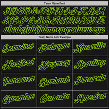 Laden Sie das Bild in den Galerie-Viewer, Custom Black Neon Green Pinstripe-Neon Green Performance Polo Shirt
