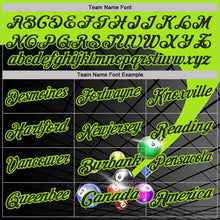 Charger l'image dans la galerie, Custom Black-Neon Green Billiard Balls Performance Polo Shirt
