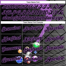 Charger l'image dans la galerie, Custom Black-Medium Purple Billiard Balls Performance Polo Shirt
