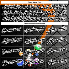 Load image into Gallery viewer, Custom Black Texas Orange-White Billiard Balls Geometric Grid Performance Polo Shirt
