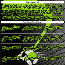 Laden Sie das Bild in den Galerie-Viewer, Custom Black-Neon Green Bowling Geometric Grid Performance Polo Shirt
