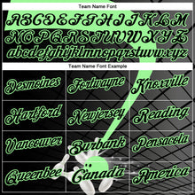 Load image into Gallery viewer, Custom Black-Pea Green Bowling Geometric Grid Performance Polo Shirt

