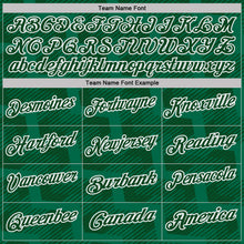 Charger l'image dans la galerie, Custom Green Kelly Green-White Geometric Block Diagonal Line Hatching Performance Polo Shirt
