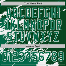 Charger l'image dans la galerie, Custom Green Kelly Green-White Brush Stroke Shatter Splatter Performance Polo Shirt
