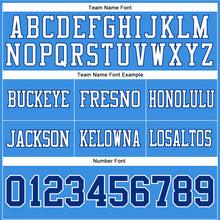 Laden Sie das Bild in den Galerie-Viewer, Custom Powder Blue Royal-White Authentic Football Jersey
