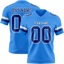 Laden Sie das Bild in den Galerie-Viewer, Custom Powder Blue Royal-White Authentic Football Jersey
