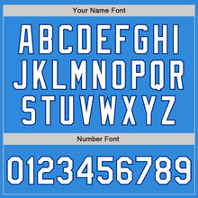 Laden Sie das Bild in den Galerie-Viewer, Custom Stitched Powder Blue White-Royal Baseball Pullover Sweatshirt Hoodie
